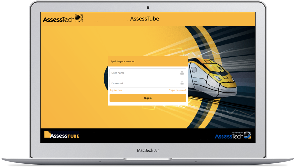 Log in Assessbook