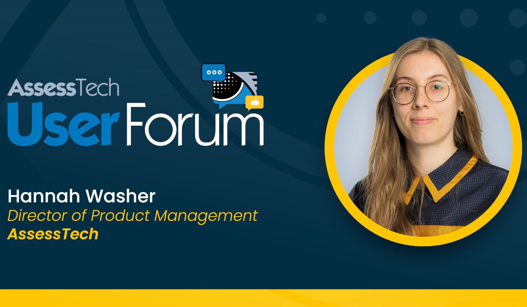 User Forum Speaker Announcement: Development Scoping Sessions with Hannah Washer, Director of Product Management